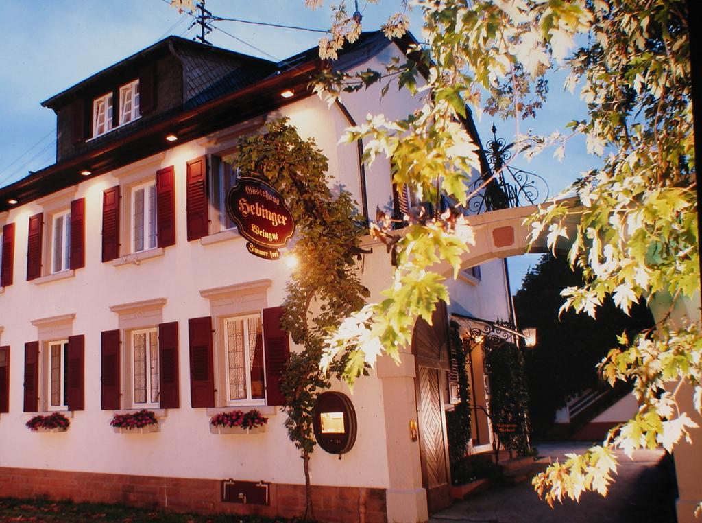 Gaestehaus Hebinger Am Schlosspark 代德斯海姆 外观 照片